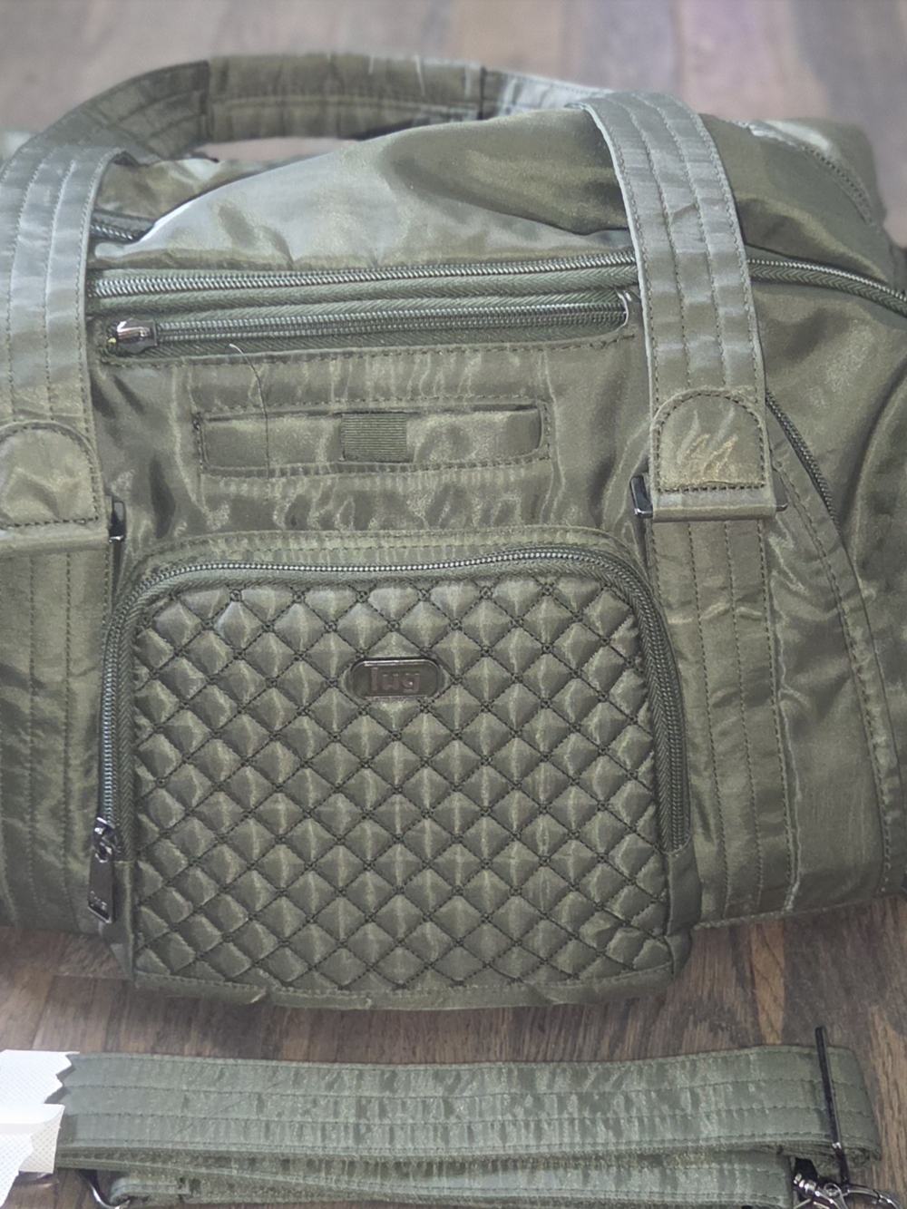Lug Propeller Duffel Bag Olive Green Travel Weekender